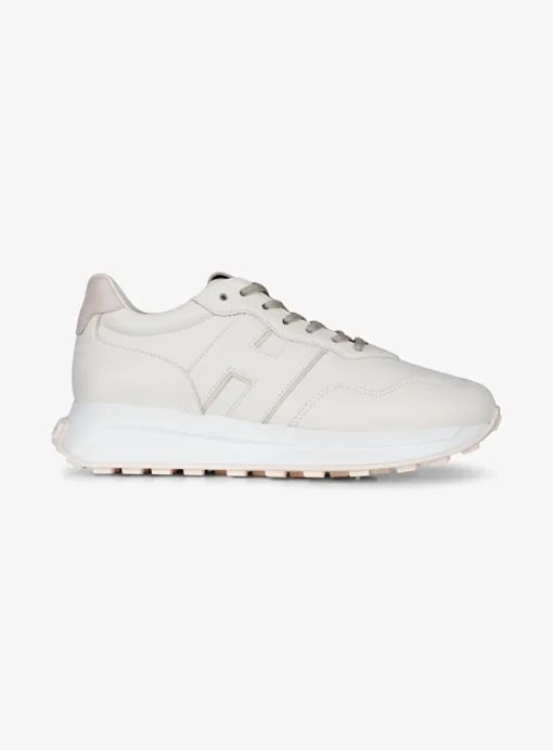 Sneaker h641 runner offwhite/beige nude | DELSCHER. Fashion