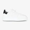 Sneaker stripes wit met zwart | DELSCHER. Fashion