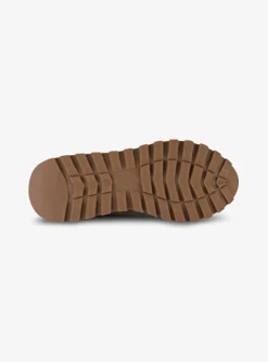 Sneaker suede bruin | DELSCHER. Fashion