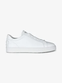 Sneaker wit leder | DELSCHER. Fashion