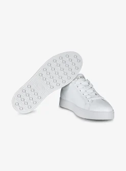 Sneaker wit leder | DELSCHER. Fashion