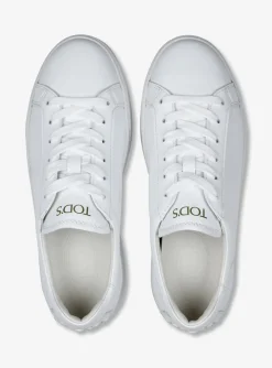 Sneaker wit leder | DELSCHER. Fashion