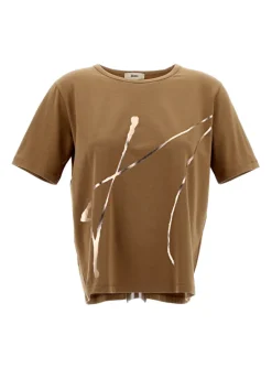 T shirt H dessin camel | DELSCHER. Fashion