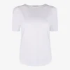 T shirt wit met pofmouw | DELSCHER. Fashion