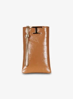 T timeless telefoontasje cognac | DELSCHER. Fashion