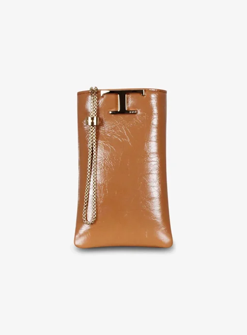 T timeless telefoontasje cognac | DELSCHER. Fashion
