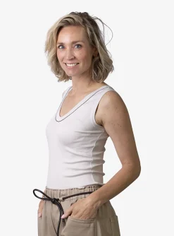 Tank top kiezel | DELSCHER. Fashion