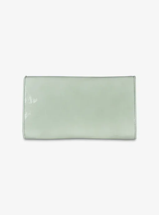 Tas clutch lak mintgroen | DELSCHER. Fashion