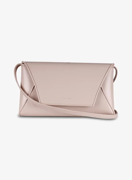 Tas Clutch leer nude | DELSCHER. Fashion