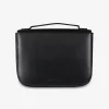 Tas leer zwart | DELSCHER. Fashion