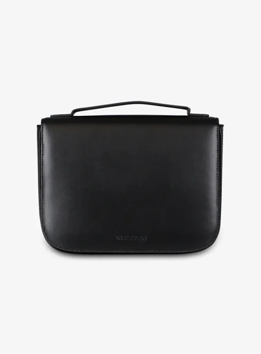 Tas leer zwart | DELSCHER. Fashion