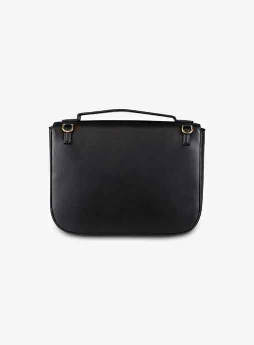 Tas leer zwart | DELSCHER. Fashion