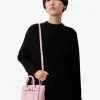 Tas Micro zipped bayswater roze | DELSCHER. Fashion