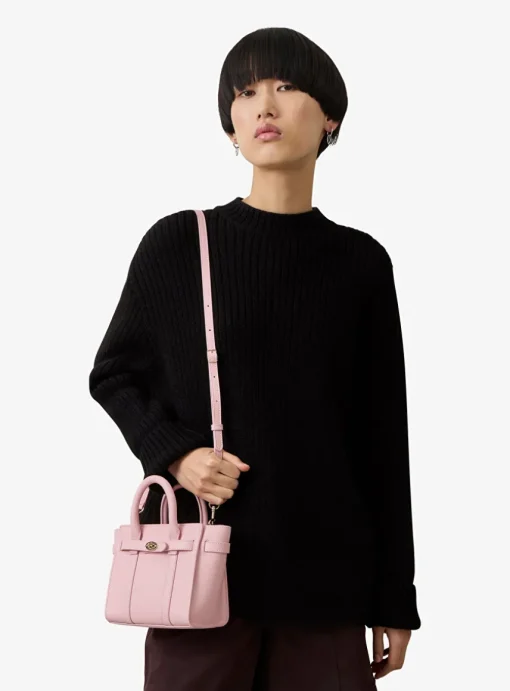 Tas Micro zipped bayswater roze | DELSCHER. Fashion