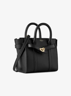 Tas Micro zipped bayswater zwart | DELSCHER. Fashion