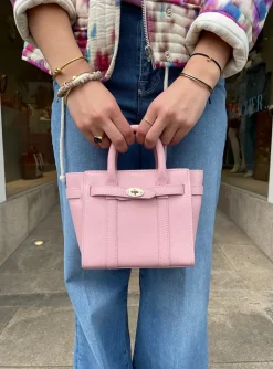 Tas Micro zipped bayswater roze | DELSCHER. Fashion