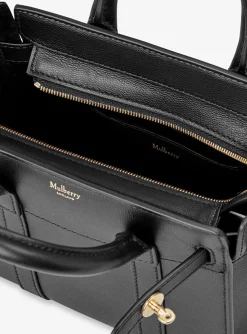 Tas Micro zipped bayswater zwart | DELSCHER. Fashion