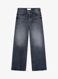 The ditcher roller jeans mid grijze wassing | DELSCHER. Fashion