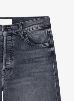 The ditcher roller jeans mid grijze wassing | DELSCHER. Fashion