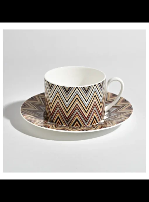 Thee kop en schotel Jarris 148 set van 2 | DELSCHER. Fashion