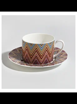 Thee kop en schotel Jarris 156 set van 2 | DELSCHER. Fashion