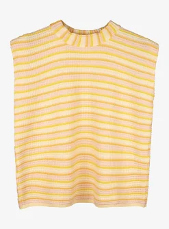 Top tricot streep pasteltinten | DELSCHER. Fashion