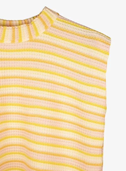 Top tricot streep pasteltinten | DELSCHER. Fashion