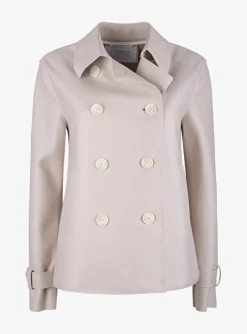 trench Cropped beige | DELSCHER. Fashion