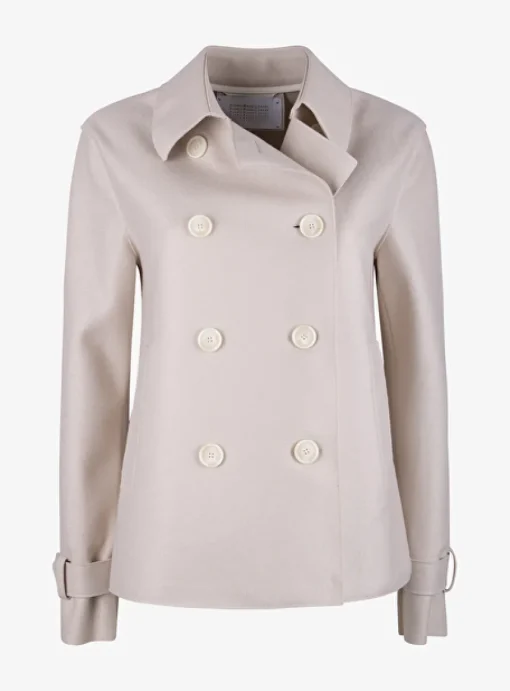 trench Cropped beige | DELSCHER. Fashion