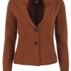 twinset double face cognac | DELSCHER. Fashion