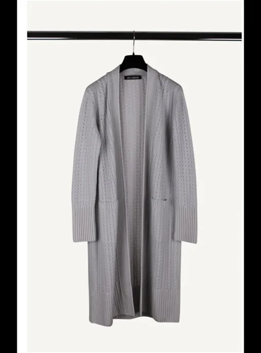Vest Augustine cashmere kiezel | DELSCHER. Fashion