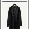 Vest cashmere double face zwart grijs | DELSCHER. Fashion