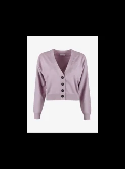 Vest cashmere oudroze | DELSCHER. Fashion