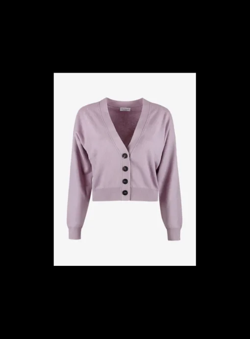 Vest cashmere oudroze | DELSCHER. Fashion
