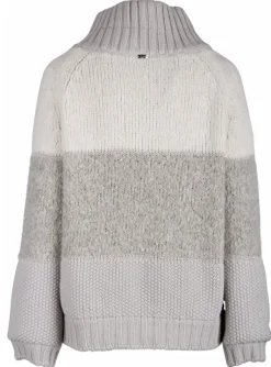 Vest gebreid structuur beige | DELSCHER. Fashion