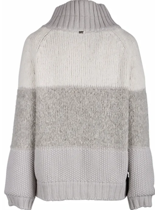 Vest gebreid structuur beige | DELSCHER. Fashion