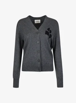 Vest Karin antraciet klein logo | DELSCHER. Fashion